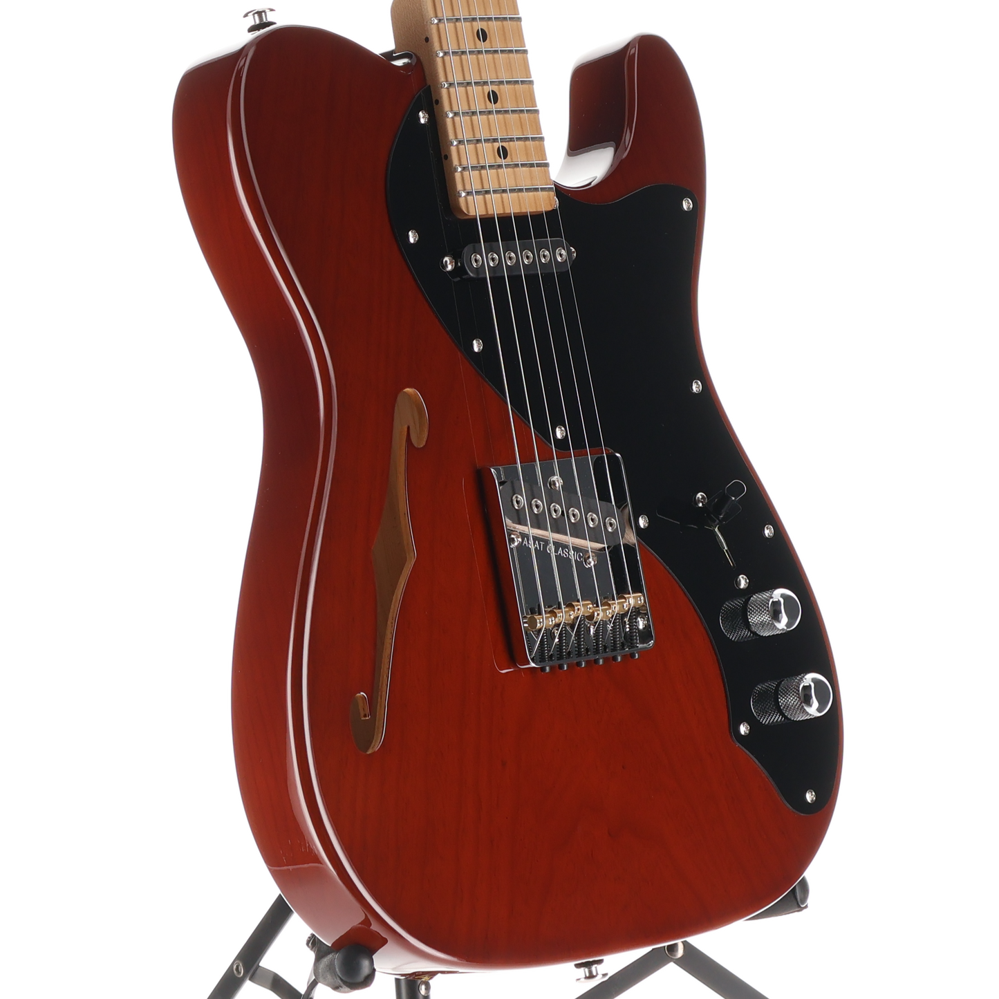 G&L Tribute Series ASAT Classic Prototype Electric Guitar Mocha Finish (#13) (11072)