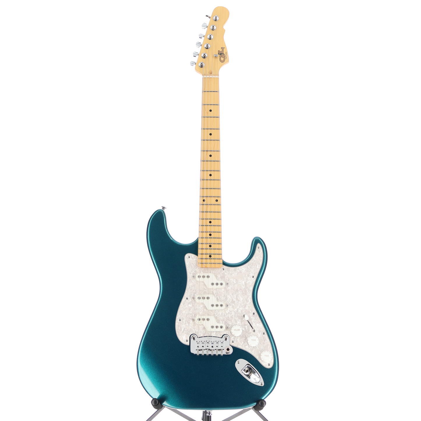 G&L Tribute Series Comanche Electric Guitar Emerald Blue Metallic (RP) (63M36)