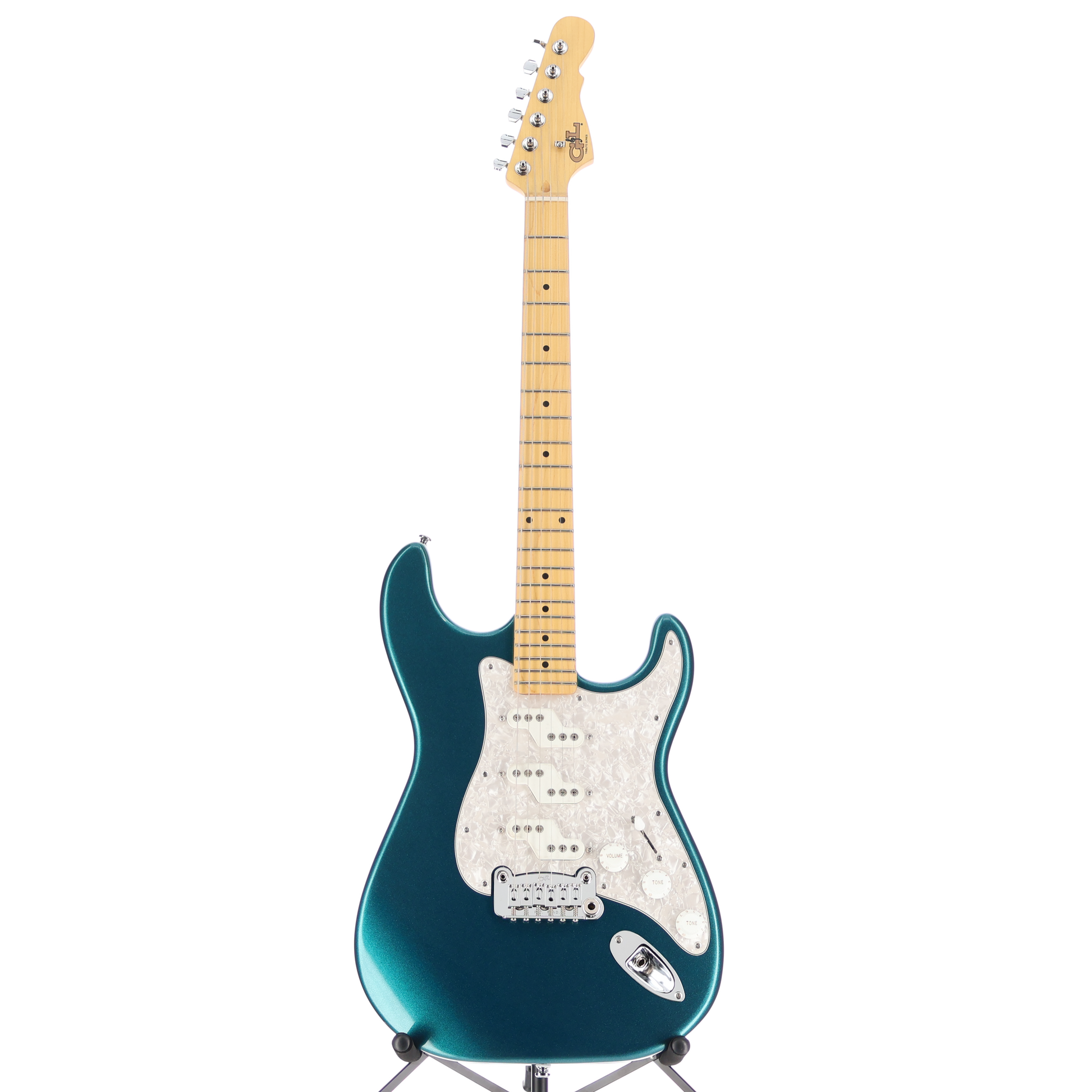 G&L Tribute Series Comanche Electric Guitar Emerald Blue Metallic (RP) (63M36)
