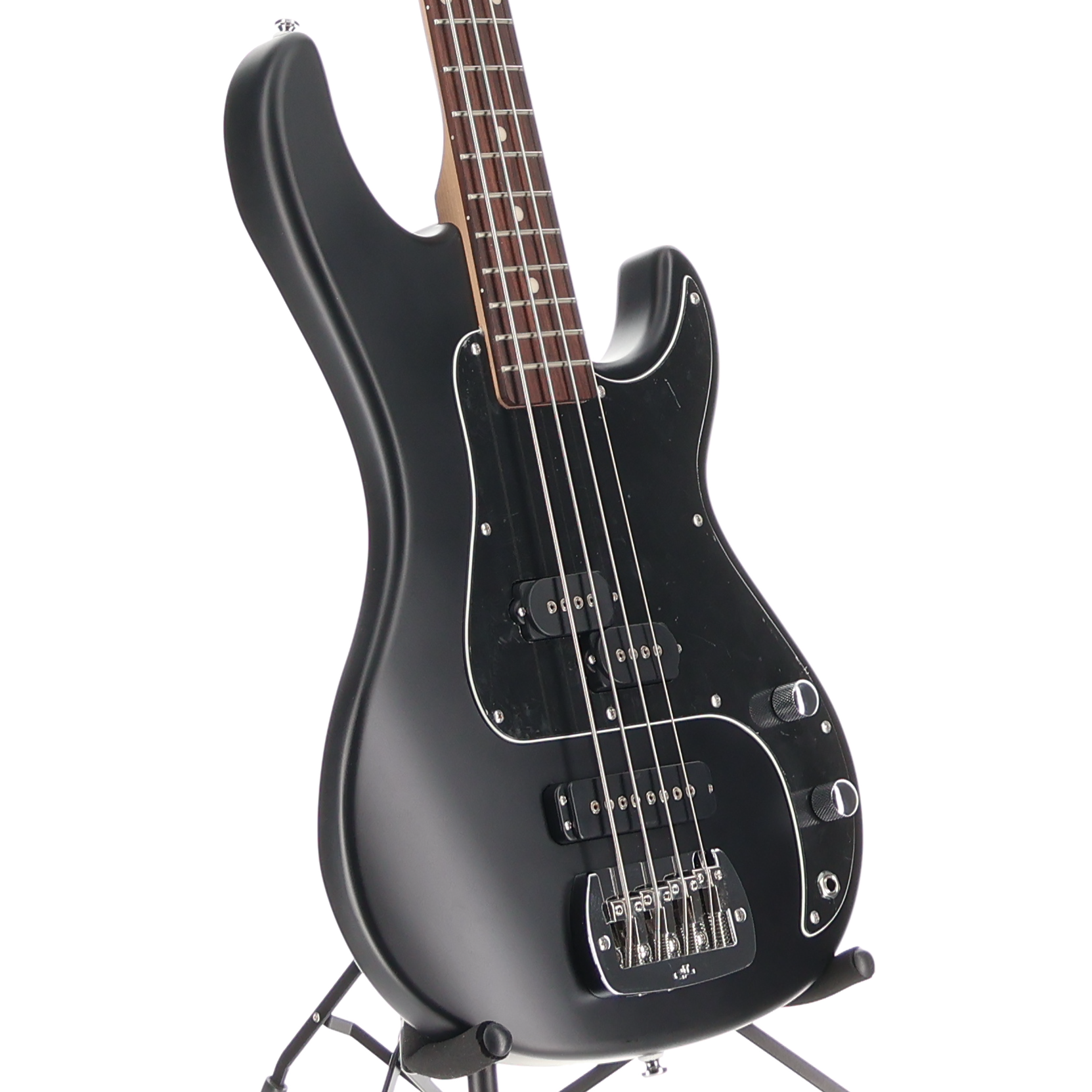 G&L Tribute Series SB-2 4 String Bass Guitar Black Frost (RP) (54R20)