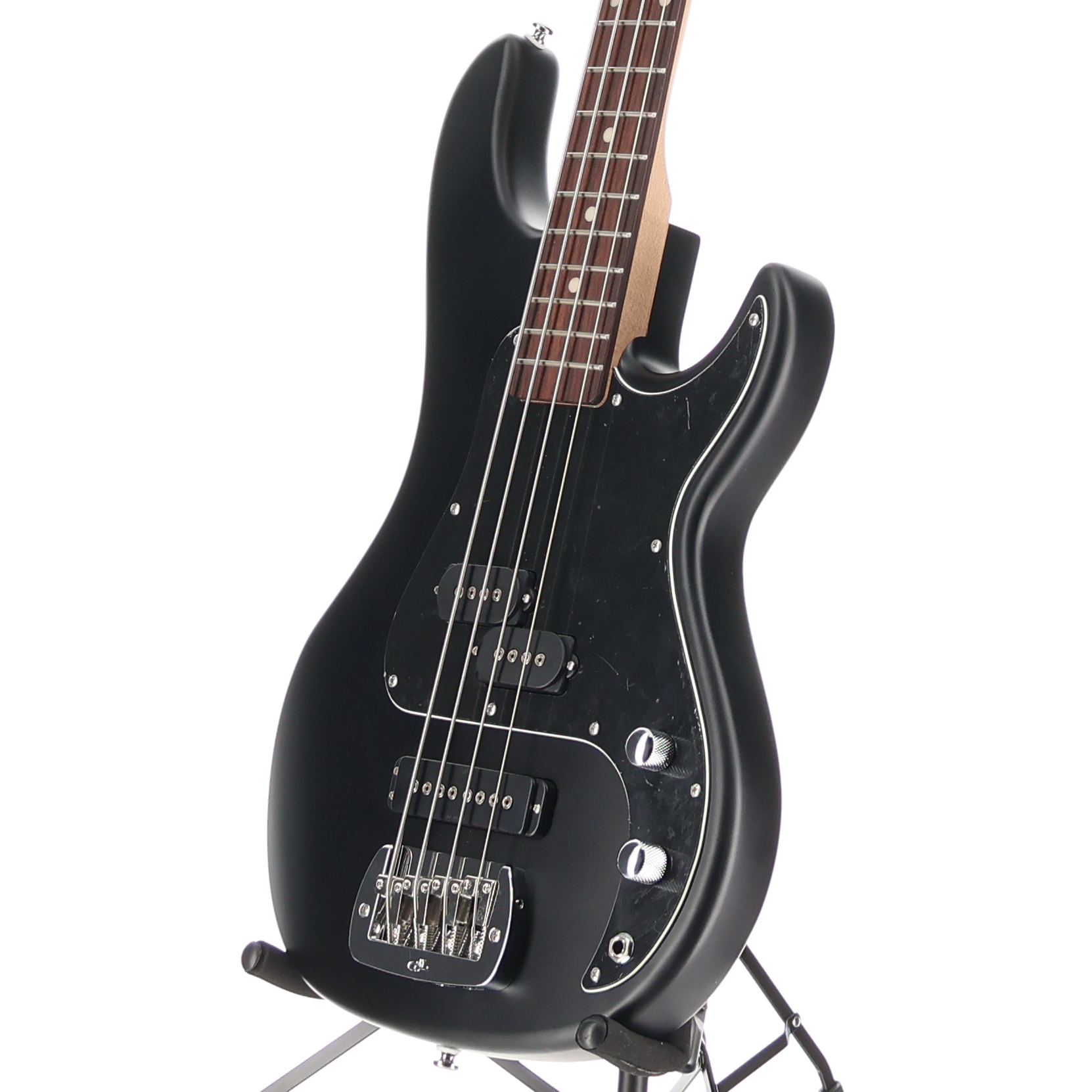 G&L Tribute Series SB-2 4 String Bass Guitar Black Frost (RP) (54R20)