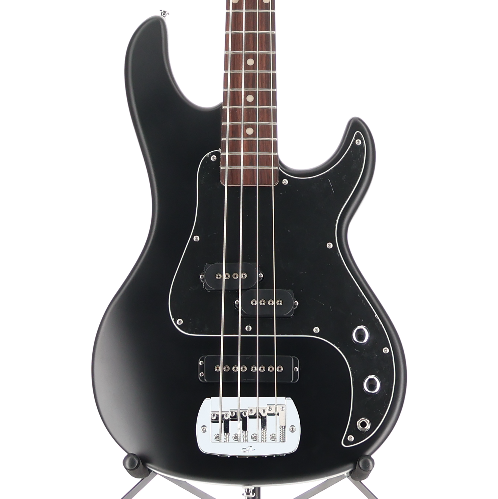 G&L Tribute Series SB-2 4 String Bass Guitar Black Frost (RP) (54R20)