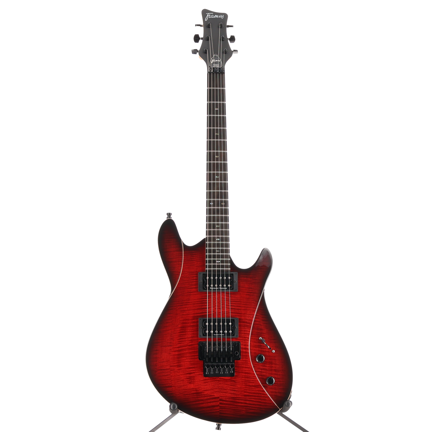 Framus German Pro Series Diablo II Progressive X, Burgundy Blackburst Transparent High Polish (P2) (07118)