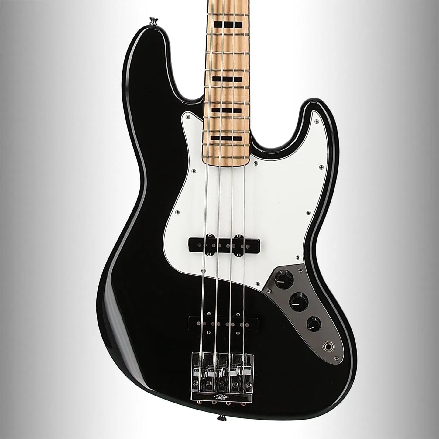 Geddy Lee Jazz Bass, Maple Fingerboard, Black (H12) (01648)