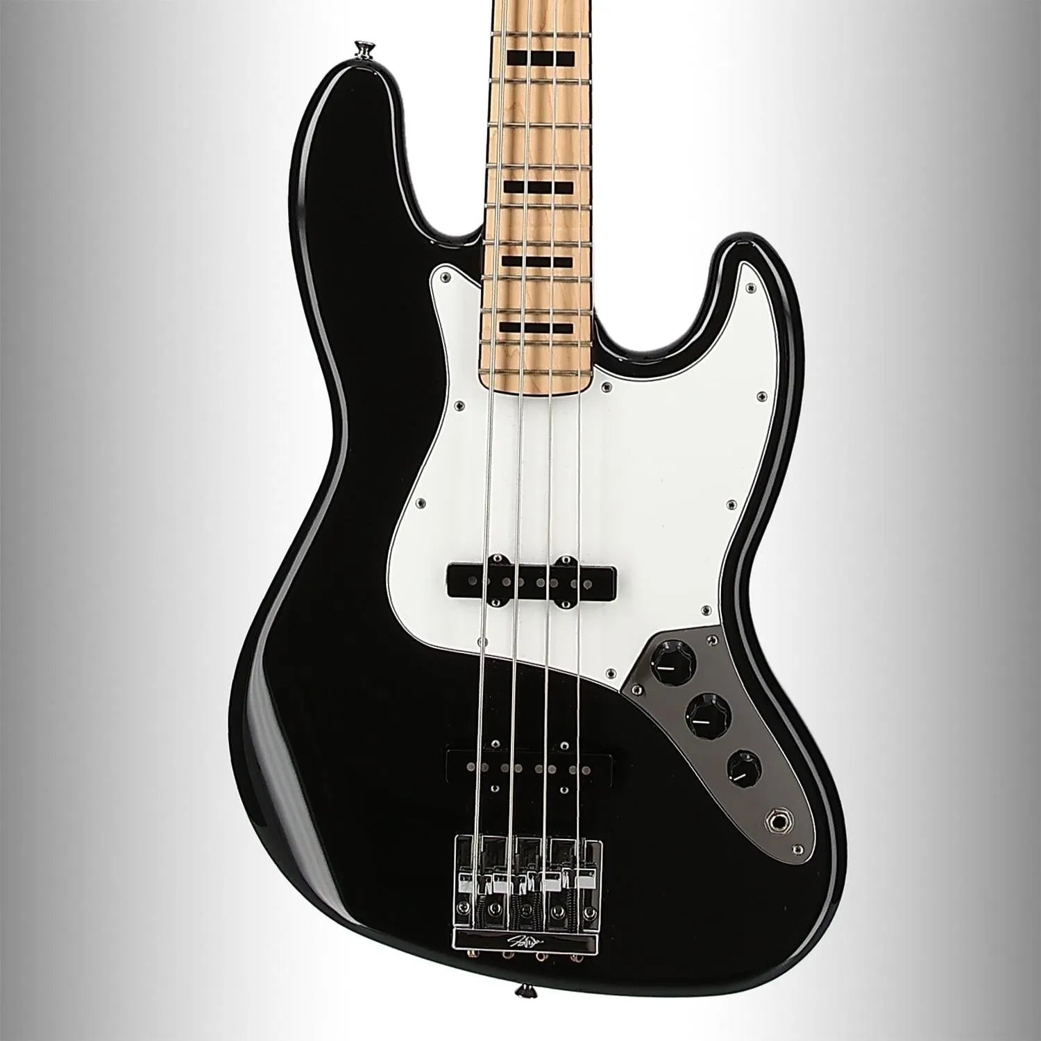 Geddy Lee Jazz Bass, Maple Fingerboard, Black (H12) (01648)