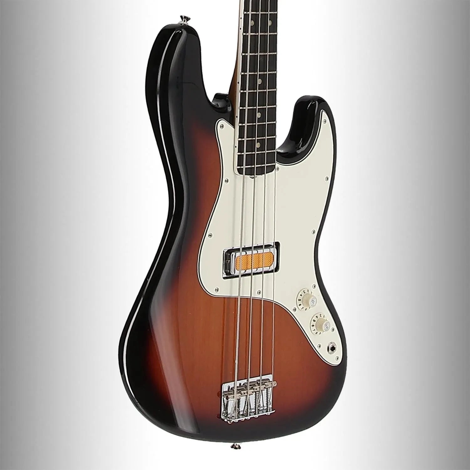Gold Foil Jazz Bass, Ebony Fingerboard, 2-Color Sunburst (G10) (04062)