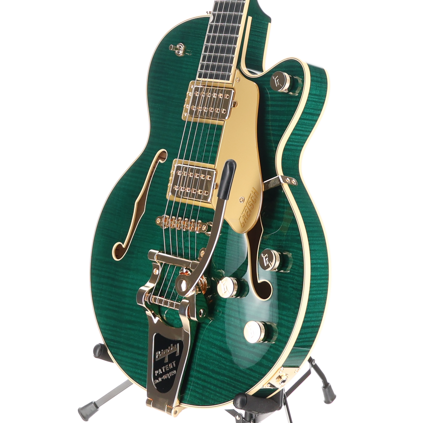 Gretsch Broadkaster Jr. LX Figured Center Block Bigsby, Tropic Aura, Premium Setup (H6)(13638) (13638)