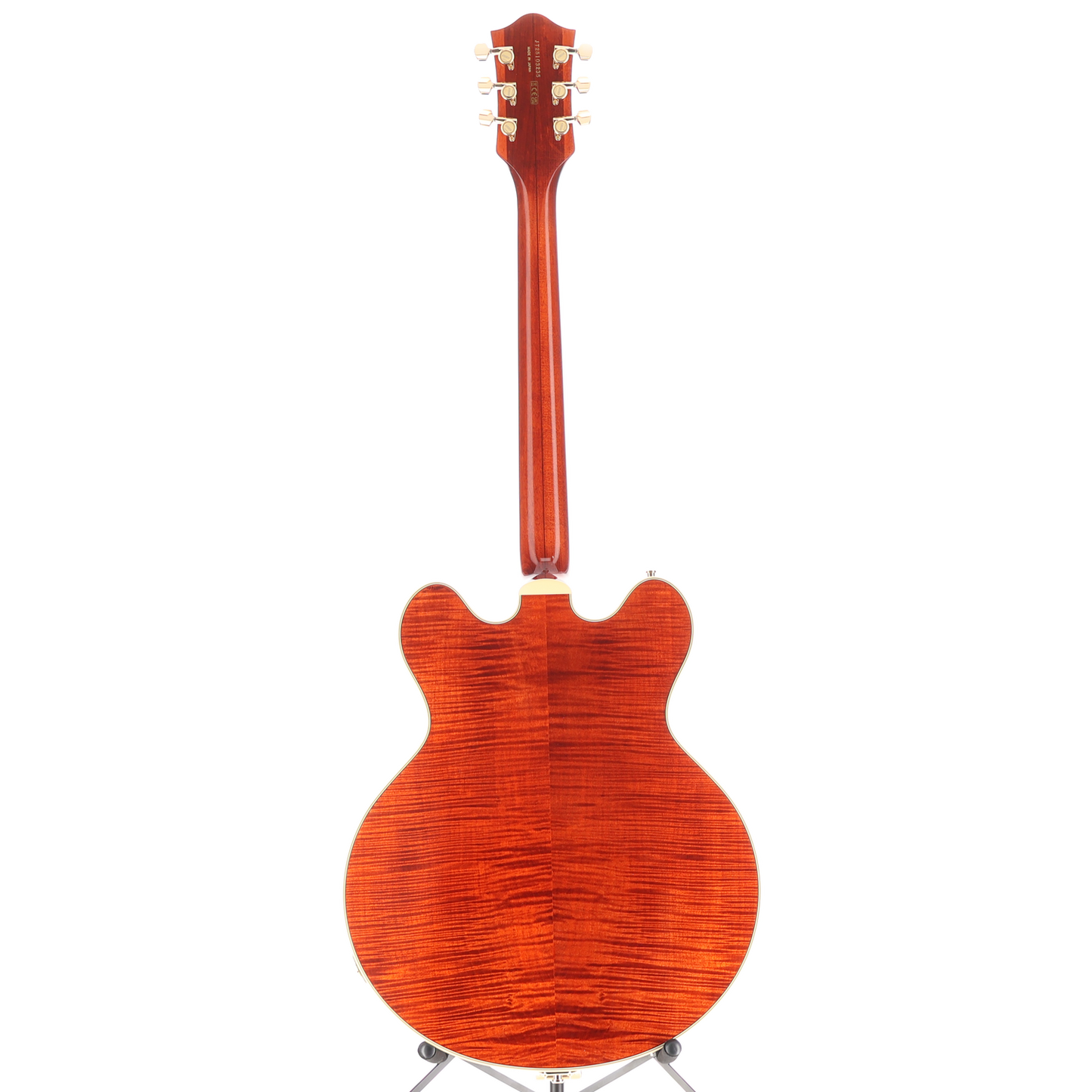 Gretsch Broadkaster LX Figured Center Block with String-Thru Bigsby, Bourbon Stain, Fully Refurbished (RC1) (03235)