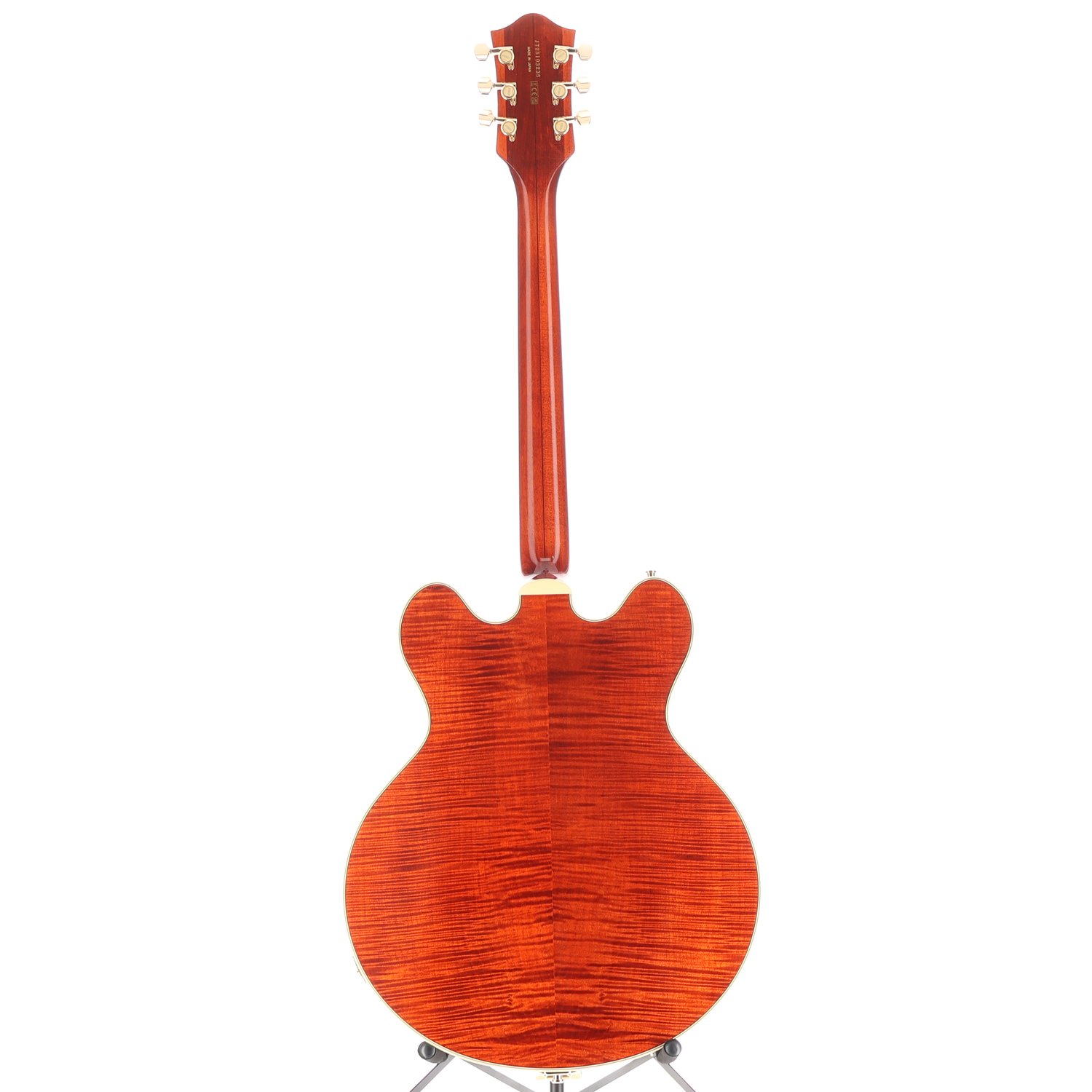 Gretsch Broadkaster LX Figured Center Block with String-Thru Bigsby, Bourbon Stain, Fully Refurbished (RC1) (03235)