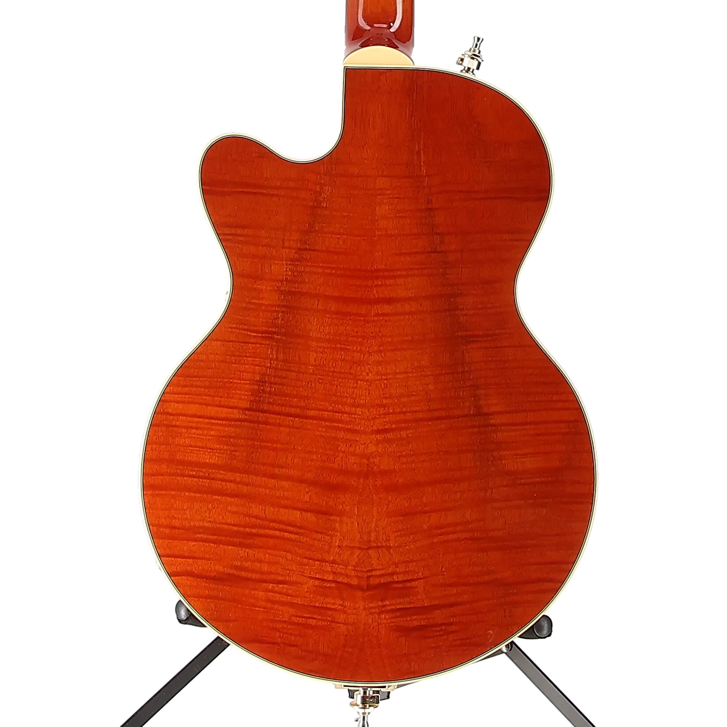 Gretsch Electromatic LTD Flame Okoume Broadkaster Jr. Single-Cut Bigsby, Rosewood Fingerboard, Roundup Orange (ED9) (50204)