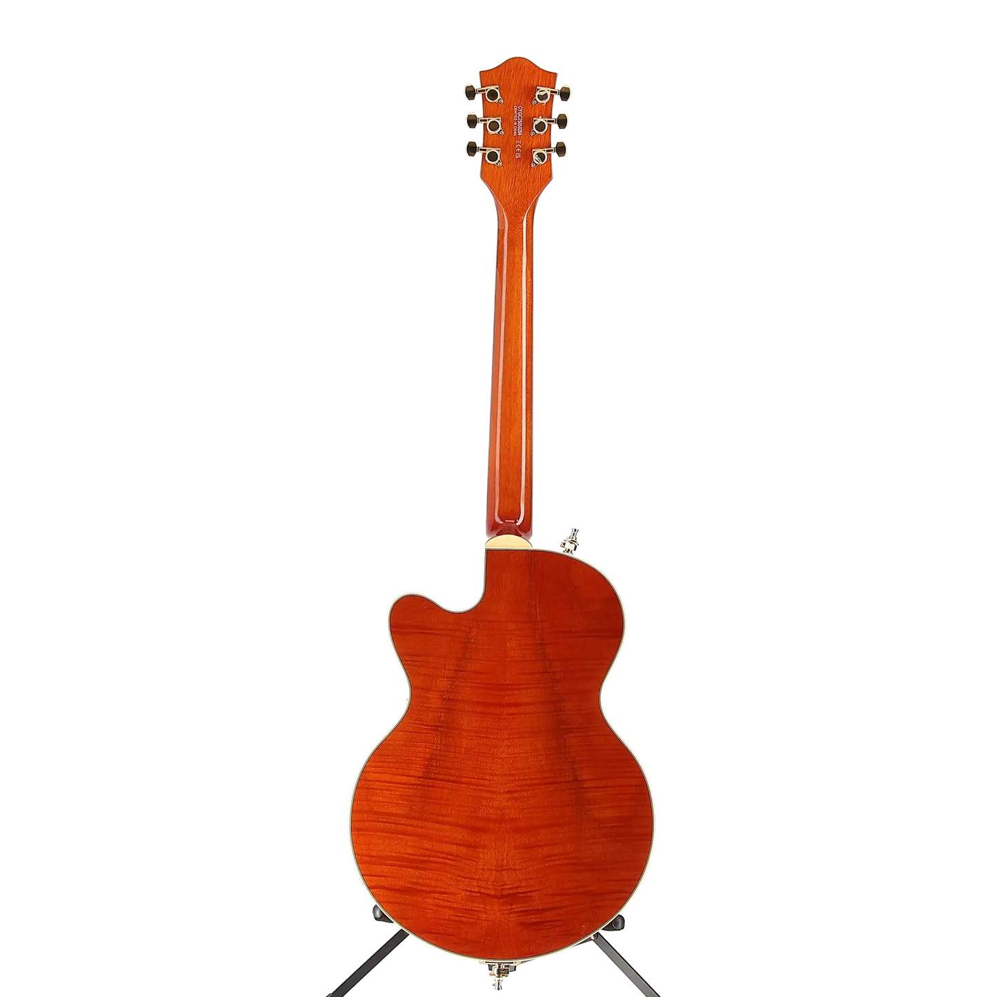 Gretsch Electromatic LTD Flame Okoume Broadkaster Jr. Single-Cut Bigsby, Rosewood Fingerboard, Roundup Orange (ED9) (50204)