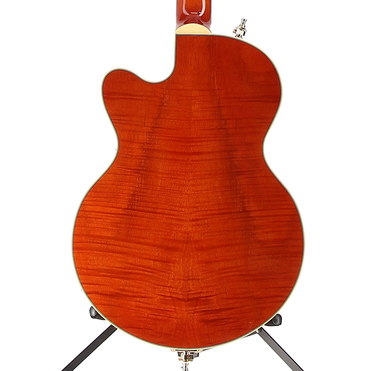 Gretsch Electromatic LTD Flame Okoume Broadkaster Jr. Single-Cut Bigsby, Rosewood Fingerboard, Roundup Orange (U13) (50204)