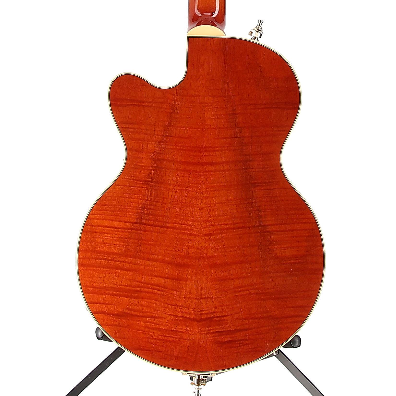 Gretsch Electromatic LTD Flame Okoume Broadkaster Jr. Single-Cut Bigsby, Rosewood Fingerboard, Roundup Orange (U13) (50204)