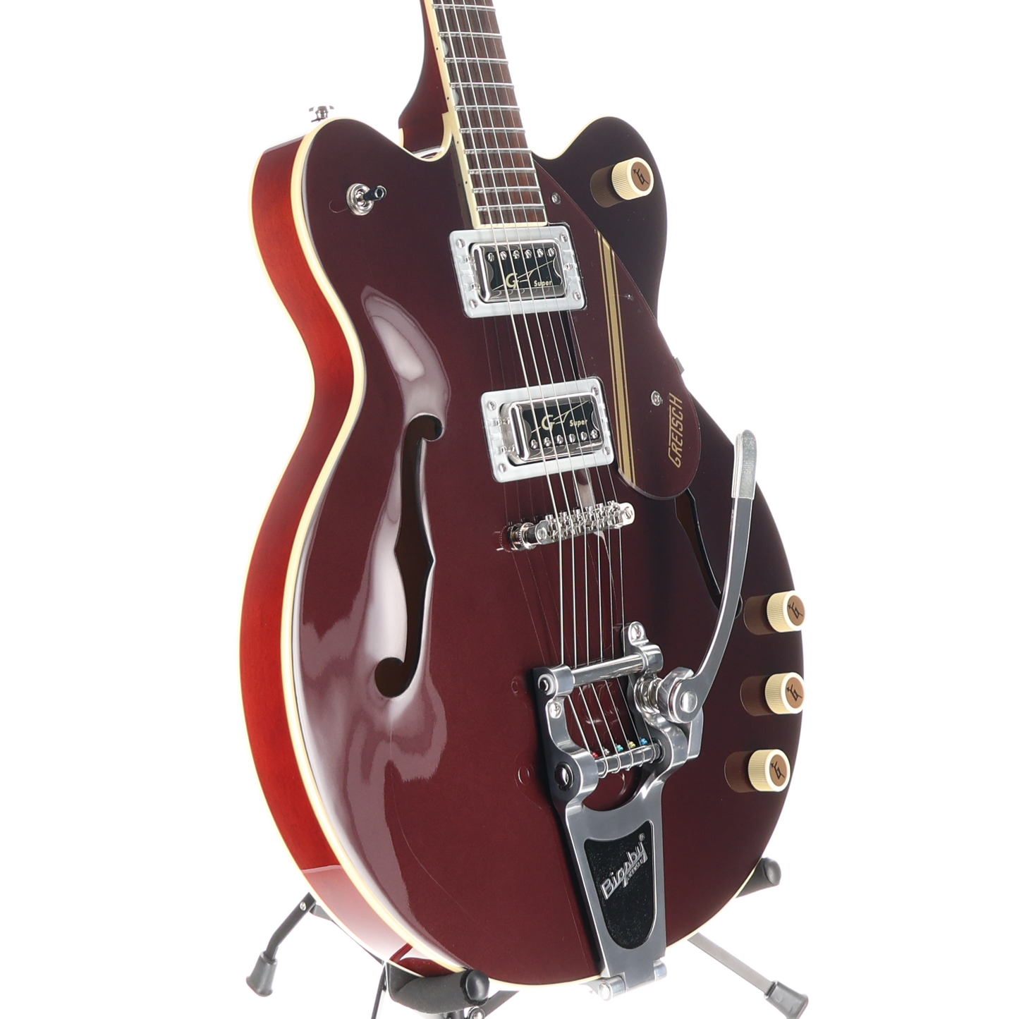 Gretsch G2604T Limited Edition Streamliner Rally II Center Block with Bigsby, Laurel Fingerboard, Two-Tone Oxblood/Walnut Stain (RP) (04515)