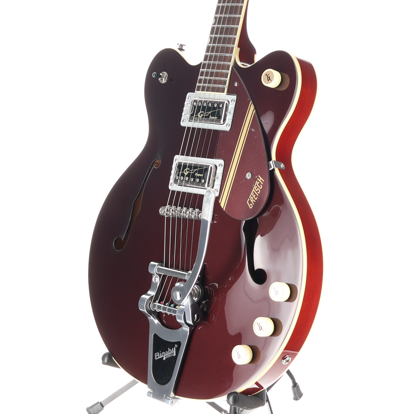 Gretsch G2604T Limited Edition Streamliner Rally II Center Block with Bigsby, Laurel Fingerboard, Two-Tone Oxblood/Walnut Stain (RP) (04515)