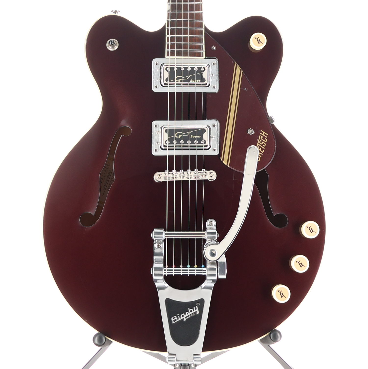 Gretsch G2604T Limited Edition Streamliner Rally II Center Block with Bigsby, Laurel Fingerboard, Two-Tone Oxblood/Walnut Stain (RP) (04515)
