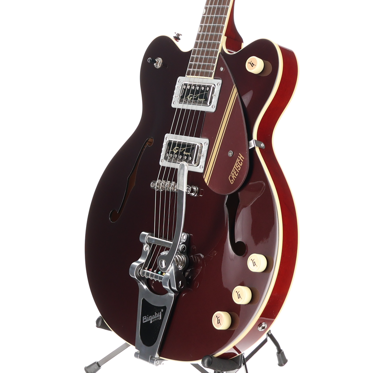 Gretsch G2604T Limited Edition Streamliner Rally II Two-Tone Oxblood/Walnut Stain (K4) (00154)