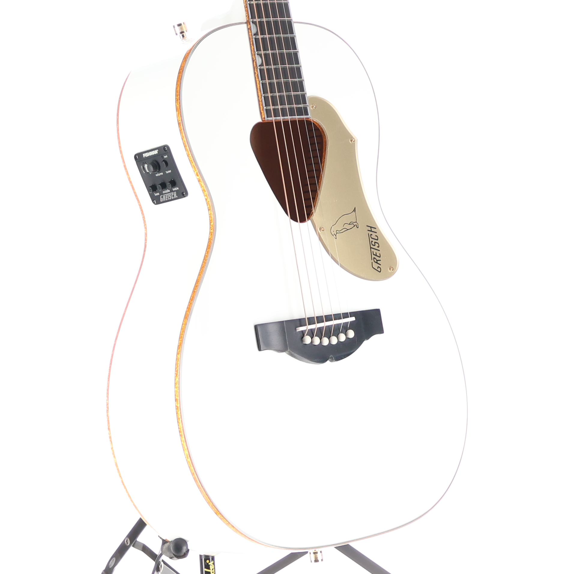Gretsch G5021WPE Rancher Penguin Parlor Acoustic/Electric, Fishman Pickup System, White (I7) (05084)