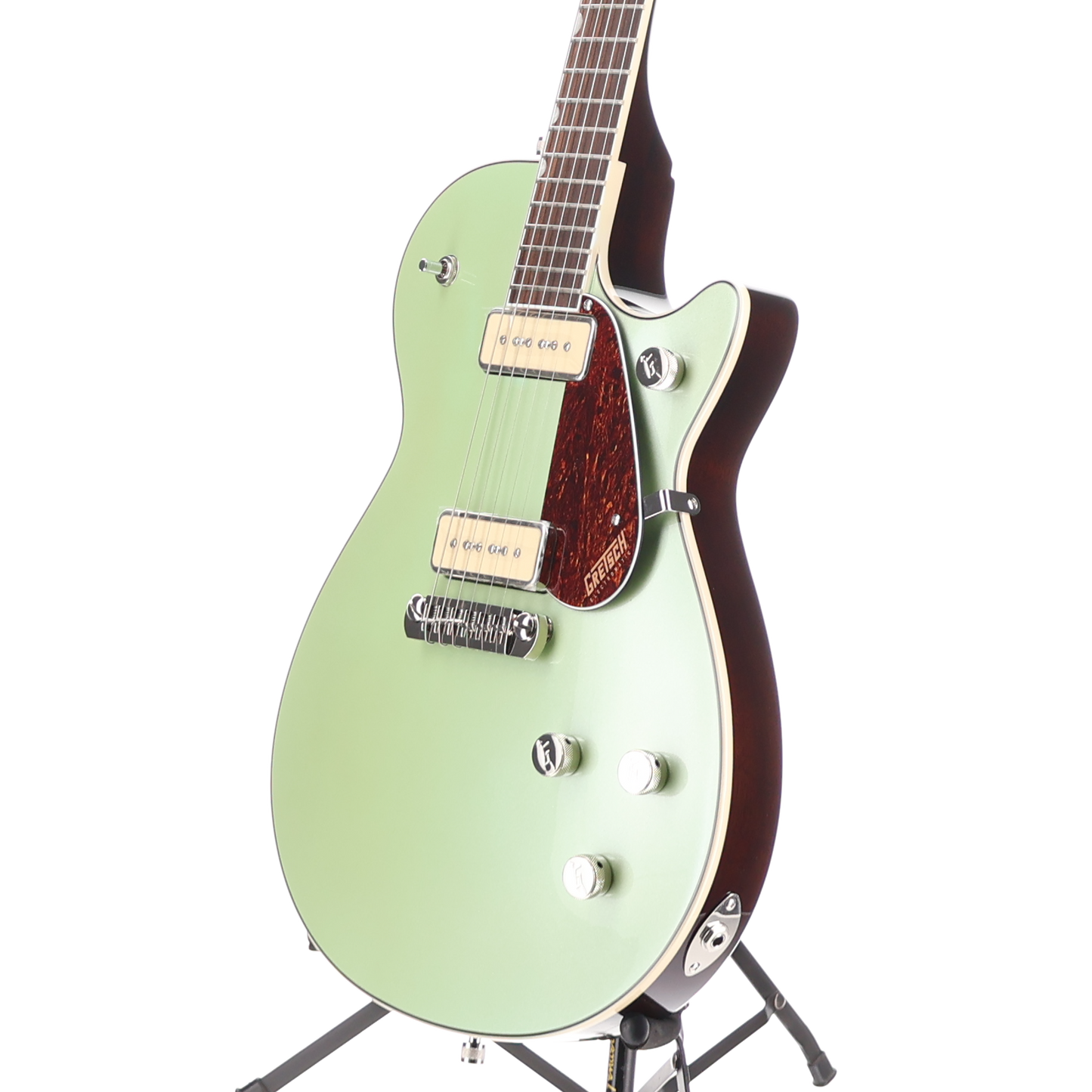 Gretsch G5210-P90 Electromatic Jet Two 90 Single-Cut with Wraparound, Laurel Fingerboard, Broadway Jade (RP) (90548)