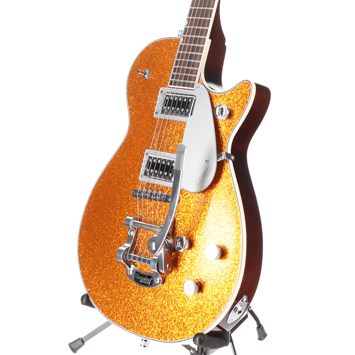 Gretsch G5230T Electromatic Sparkle Jet FT Single-Cut with Bigsby, Gold Sparkle, Plays Great (SR) (80306)