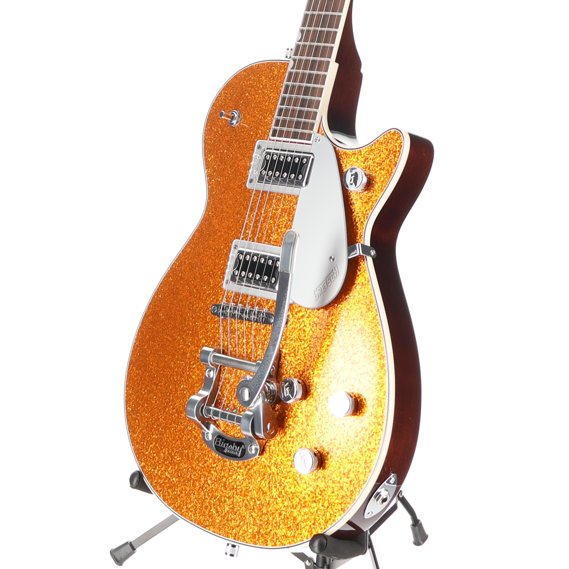 Gretsch G5230T Electromatic Sparkle Jet FT Single-Cut with Bigsby, Gold Sparkle, Plays Great (SR) (80306)