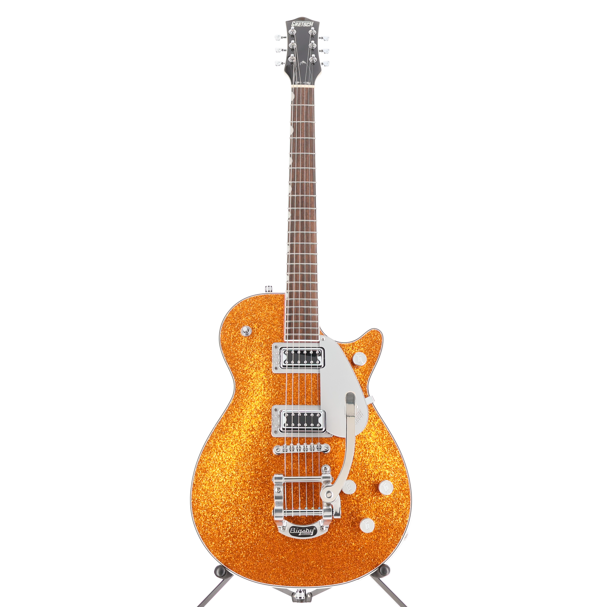 Gretsch G5230T Electromatic Sparkle Jet FT Single-Cut with Bigsby, Gold Sparkle, Plays Great (SR) (80306)