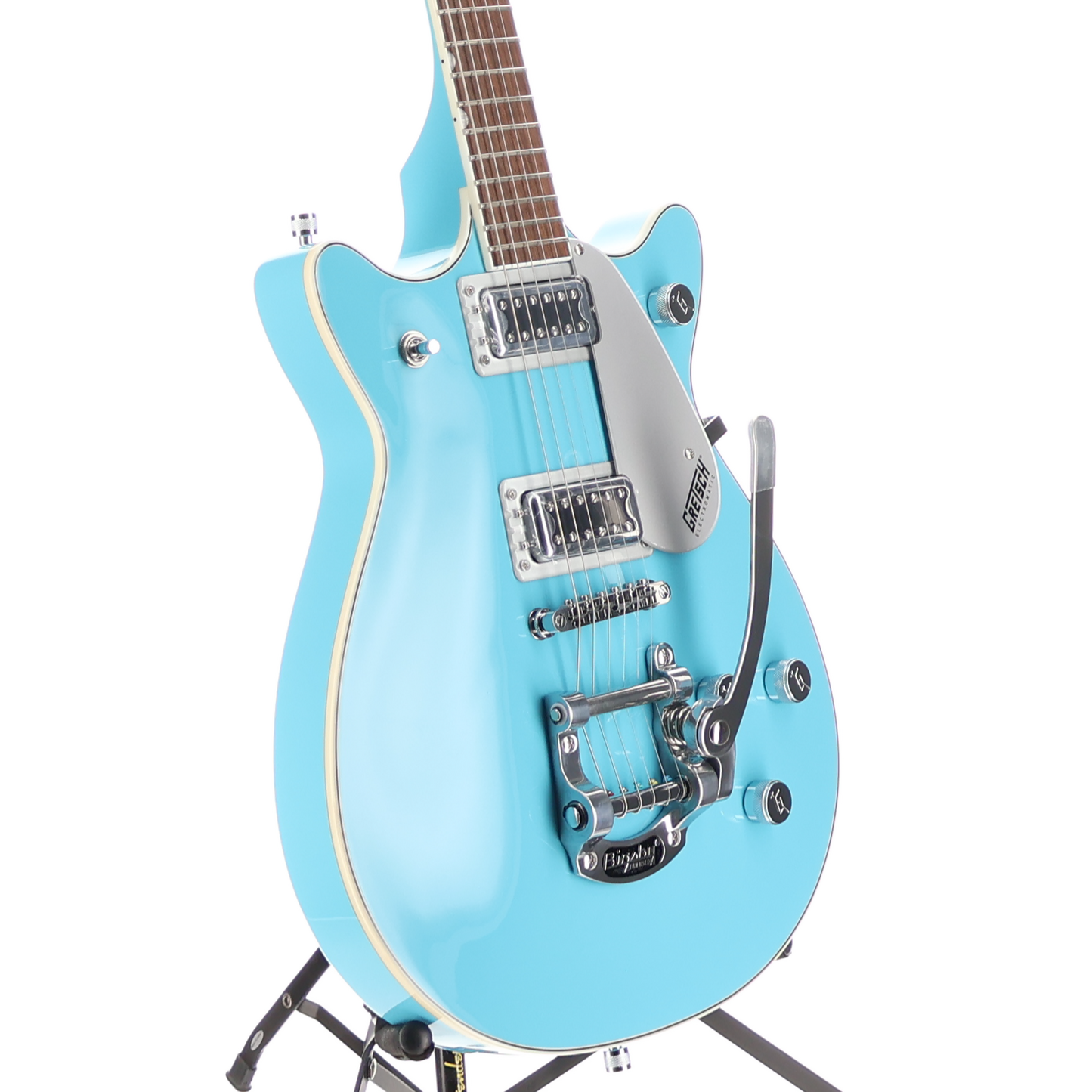 Gretsch G5232T Electromatic Double Jet FT with Bigsby, Laurel Fingerboard, Kailani Blue (RP) (10597)