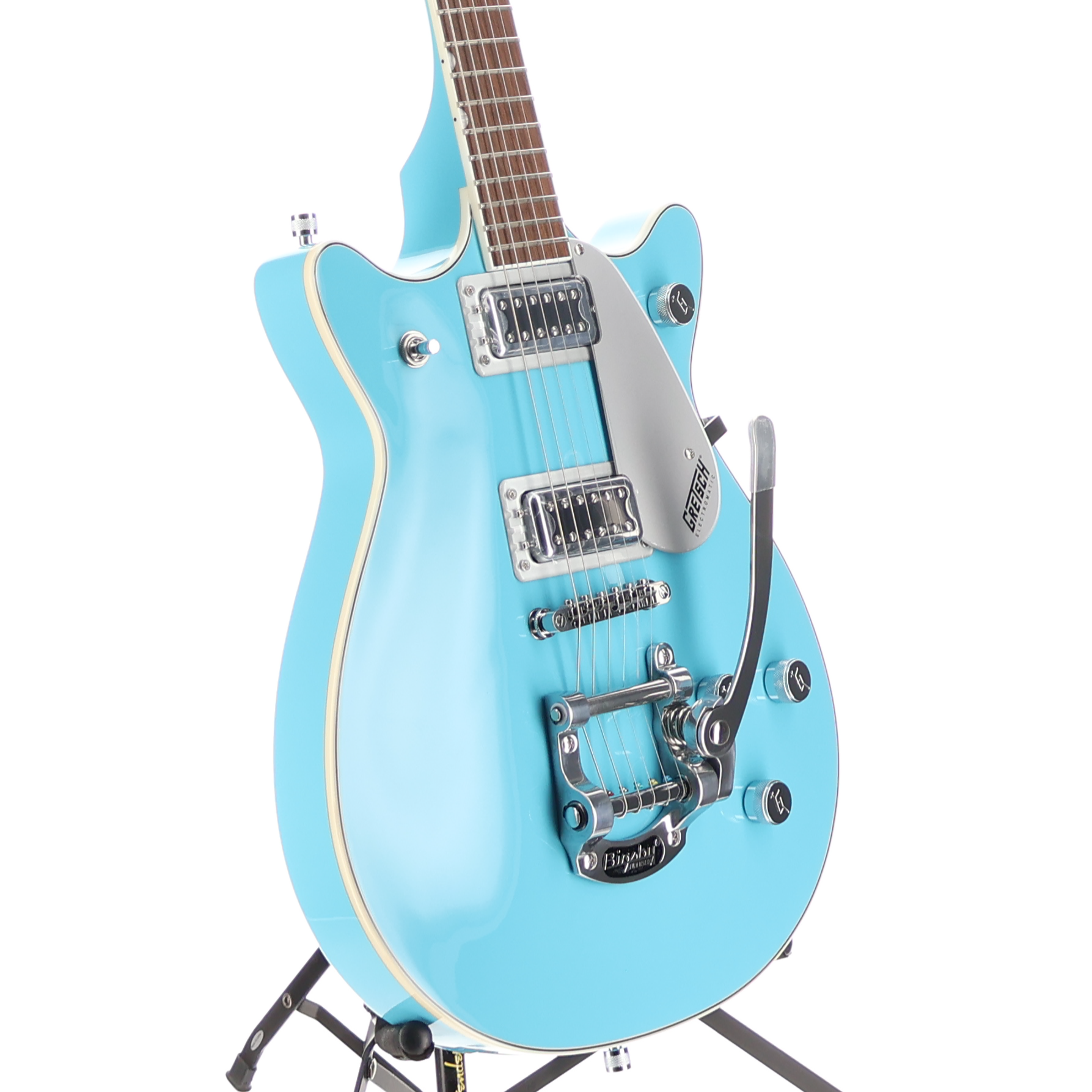 Gretsch G5232T Electromatic Double Jet FT with Bigsby, Laurel Fingerboard, Kailani Blue (RP) (10597)