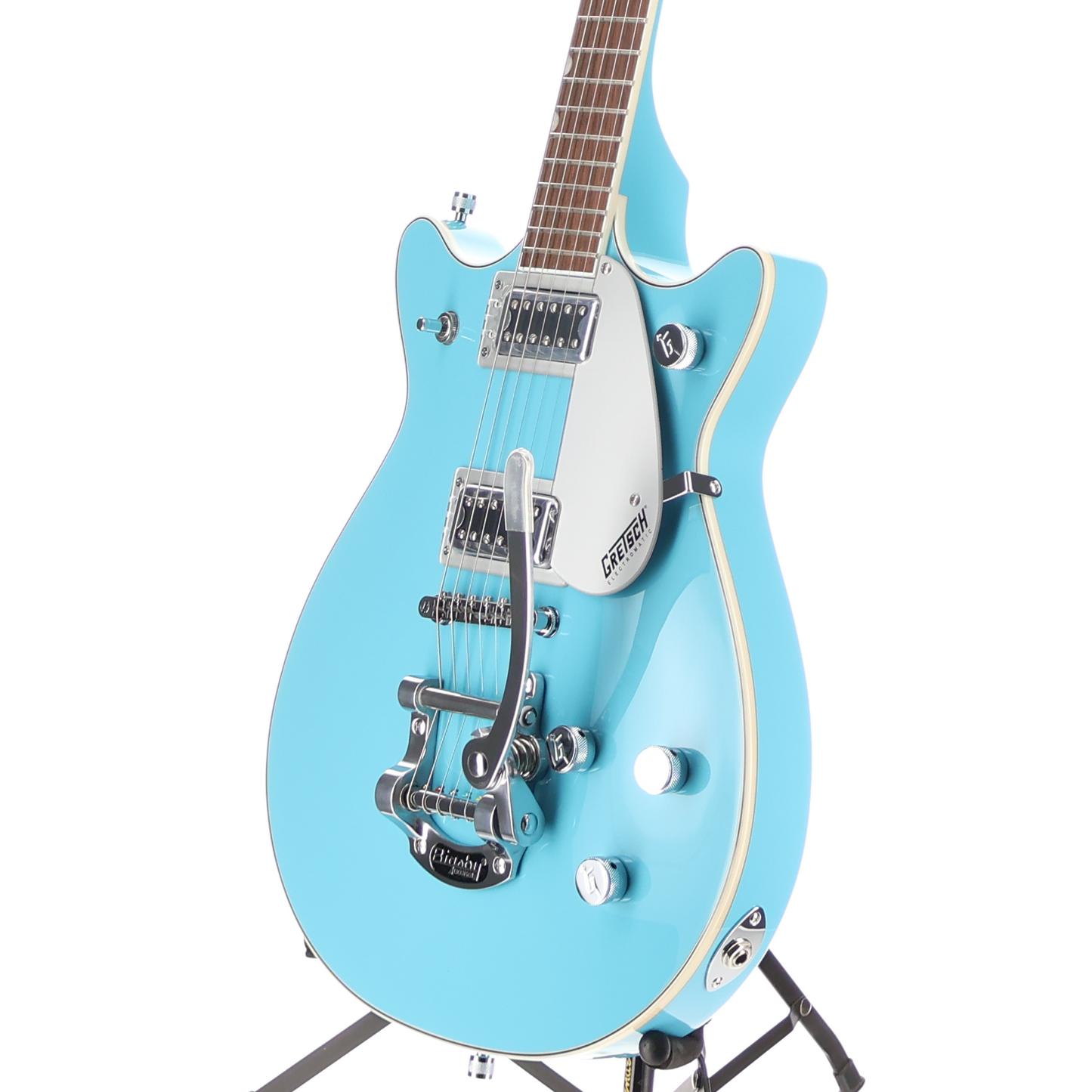 Gretsch G5232T Electromatic Double Jet FT with Bigsby, Laurel Fingerboard, Kailani Blue (RP) (10597)