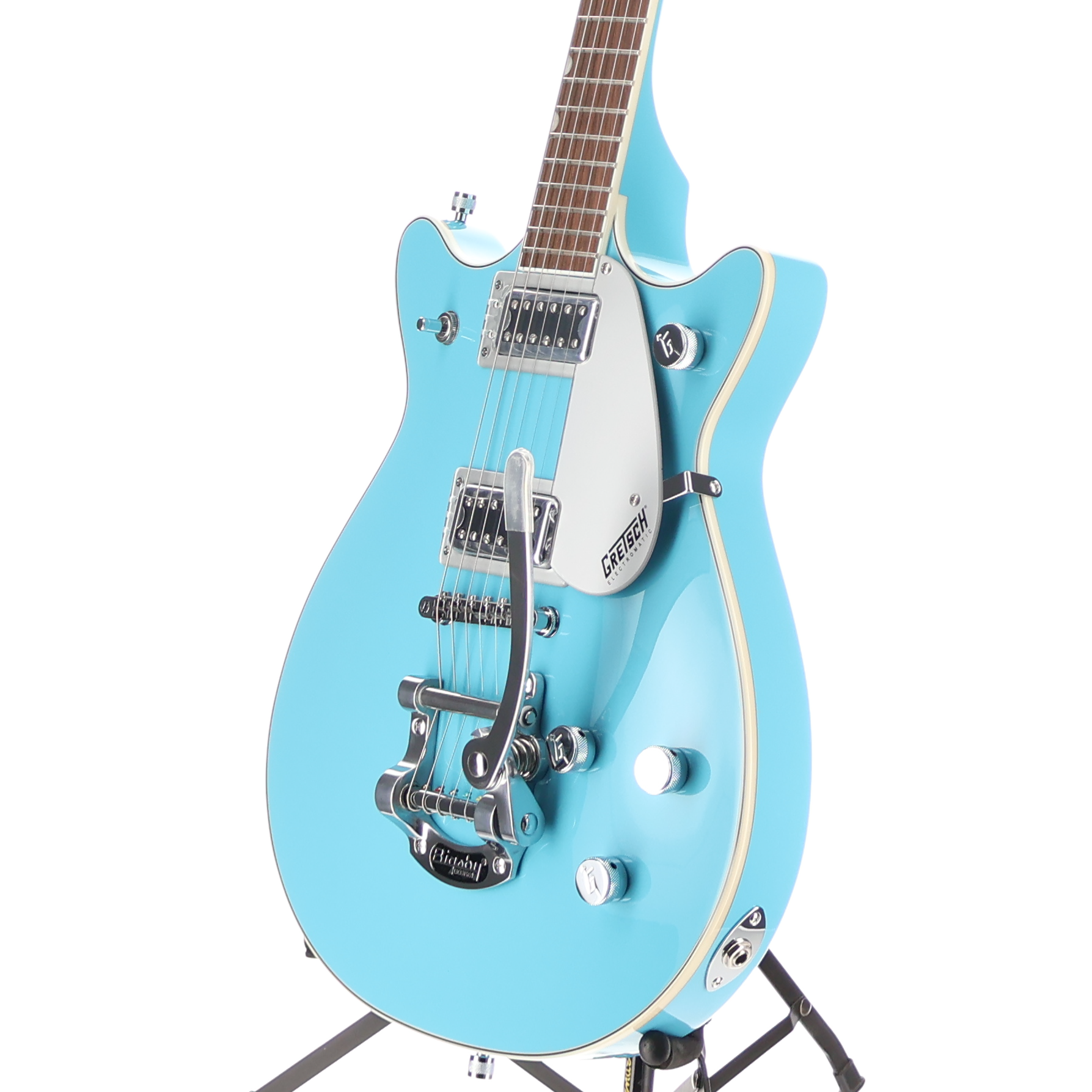 Gretsch G5232T Electromatic Double Jet FT with Bigsby, Laurel Fingerboard, Kailani Blue (RP) (10597)