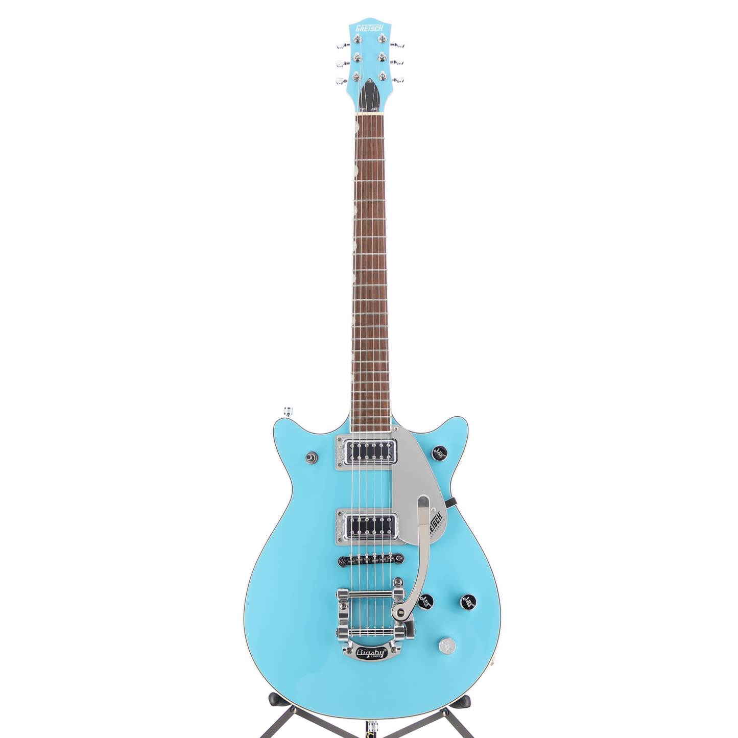 Gretsch G5232T Electromatic Double Jet FT with Bigsby, Laurel Fingerboard, Kailani Blue (RP) (10597)