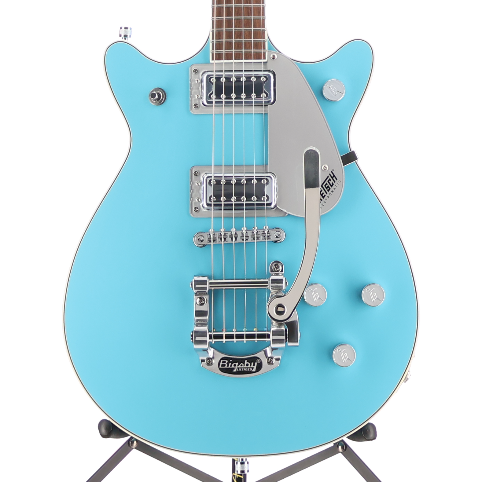 Gretsch G5232T Electromatic Double Jet FT with Bigsby, Laurel Fingerboard, Kailani Blue (RP) (10597)
