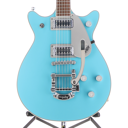 Gretsch G5232T Electromatic Double Jet FT with Bigsby, Laurel Fingerboard, Kailani Blue (RP) (10597)