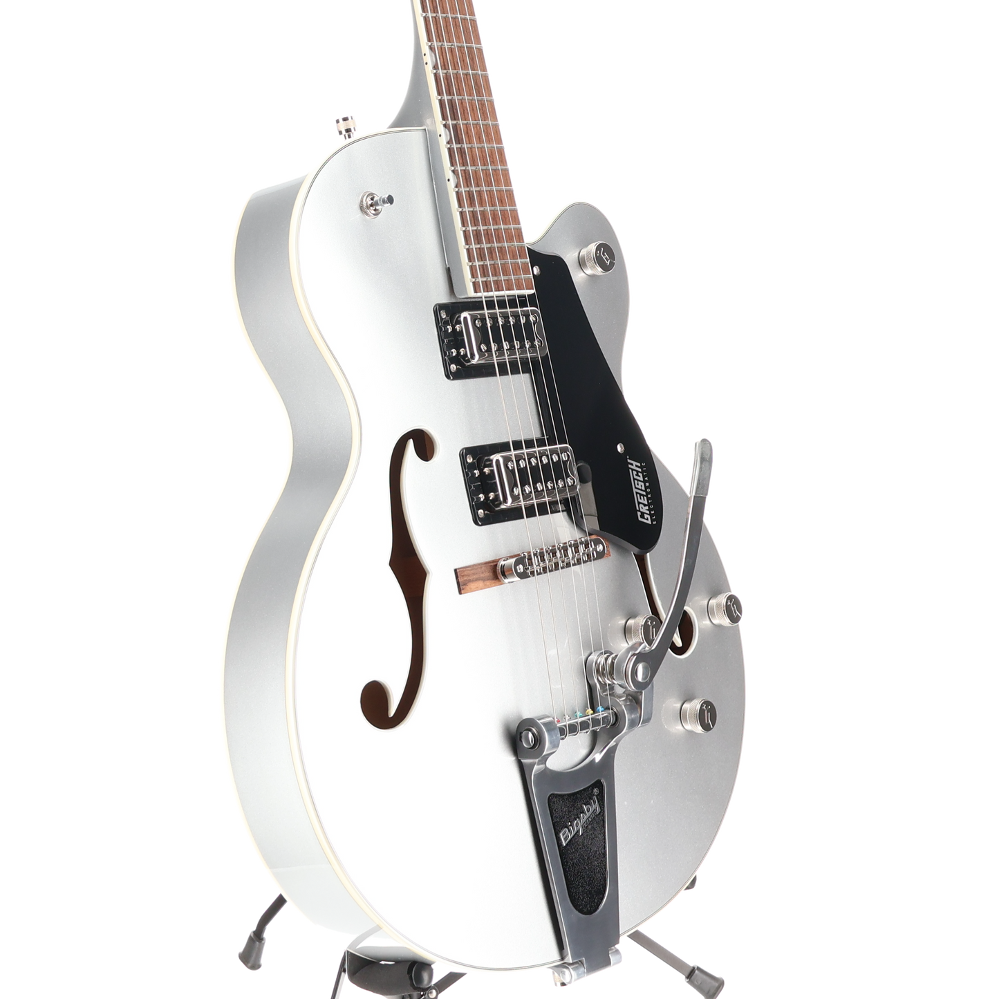 Gretsch G5420T Electromatic Classic Hollow Body Single-Cut with Bigsby, Laurel Fingerboard, Airline Silver (RP) (15547)