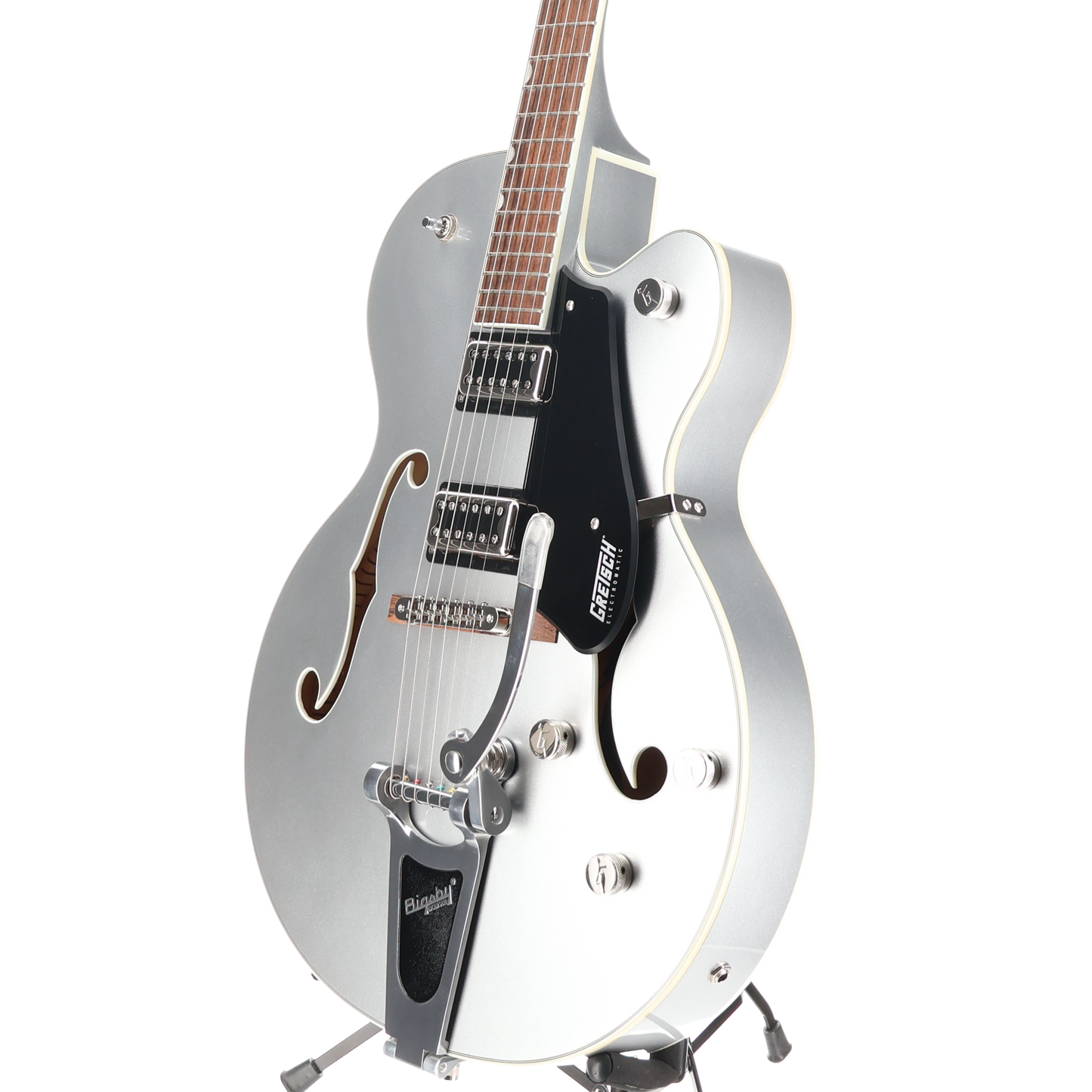 Gretsch G5420T Electromatic Classic Hollow Body Single-Cut with Bigsby, Laurel Fingerboard, Airline Silver (RP) (15547)
