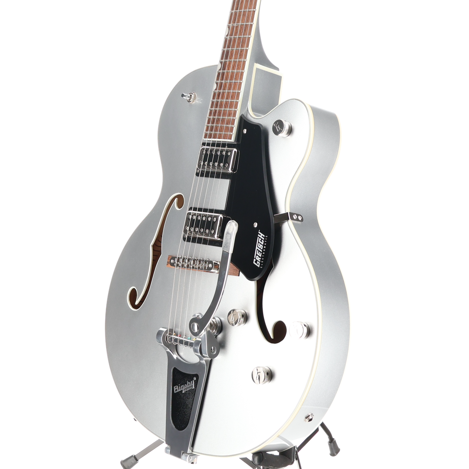 Gretsch G5420T Electromatic Classic Hollow Body Single-Cut with Bigsby, Laurel Fingerboard, Airline Silver (RP) (15547)