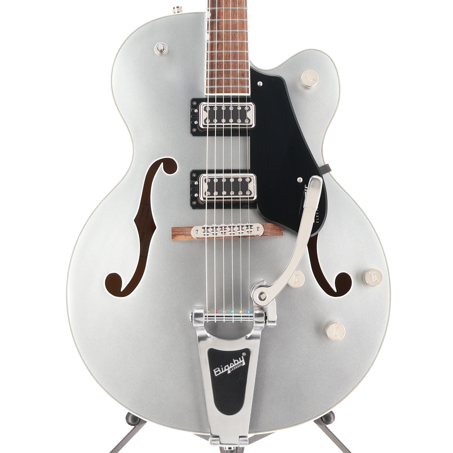 Gretsch G5420T Electromatic Classic Hollow Body Single-Cut with Bigsby, Laurel Fingerboard, Airline Silver (RP) (15547)