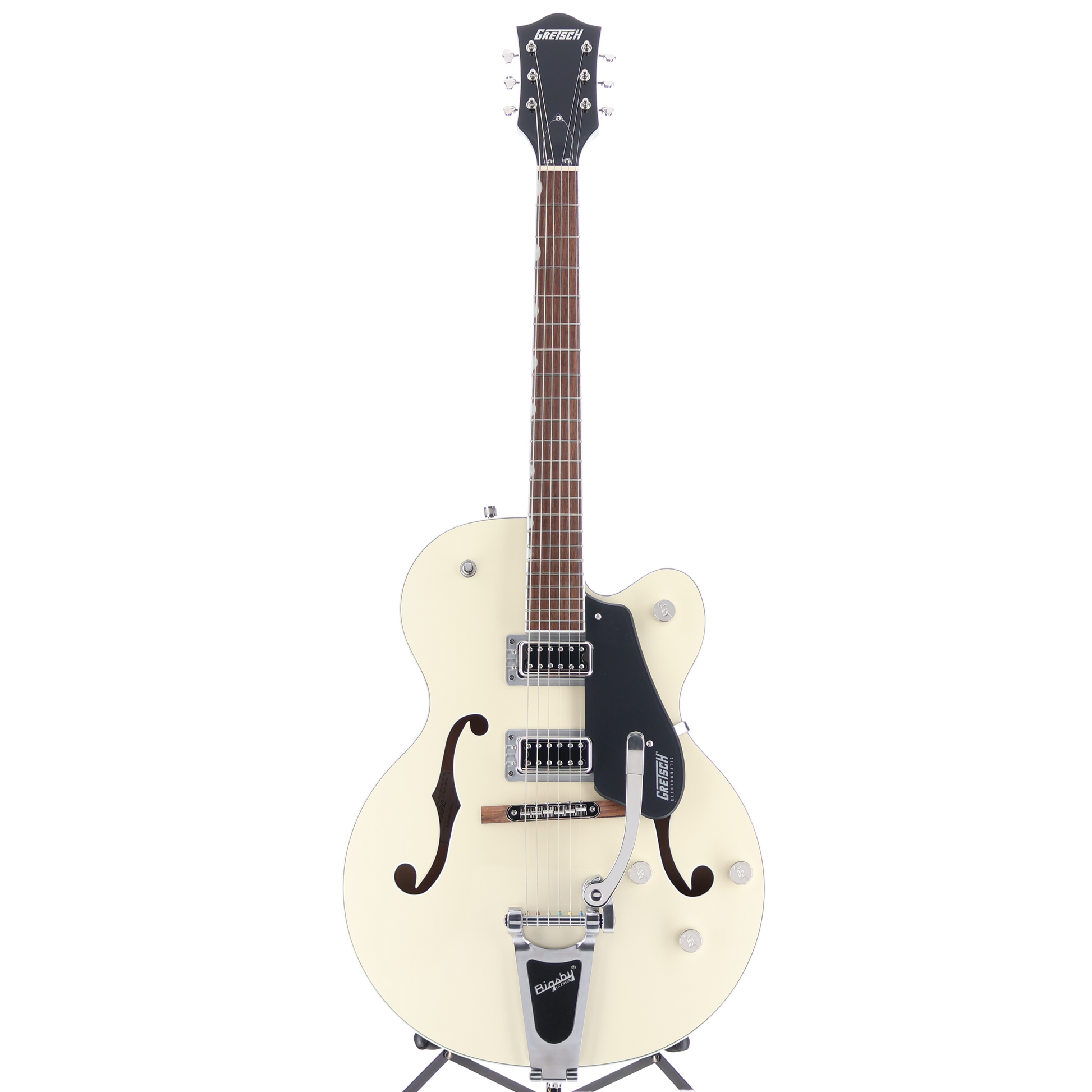 Gretsch G5420T Electromatic Classic Hollow Body Single-Cut with Bigsby, Laurel Fingerboard, Two-Tone Vintage White/London Grey (RP) (15572)
