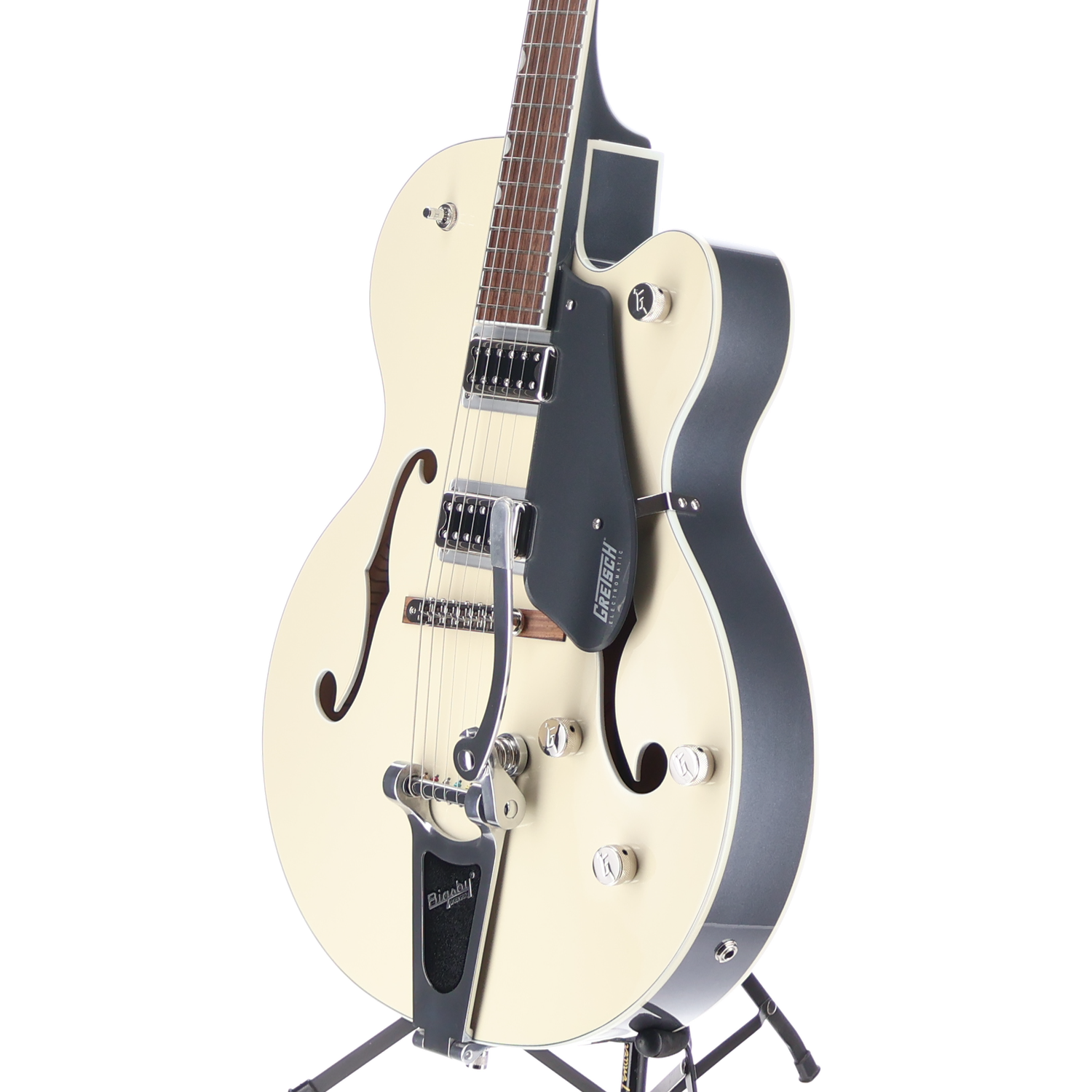 Gretsch G5420T Electromatic Classic Hollow Body Single-Cut with Bigsby, Two-Tone Vintage White/London Grey (RP) (15572)