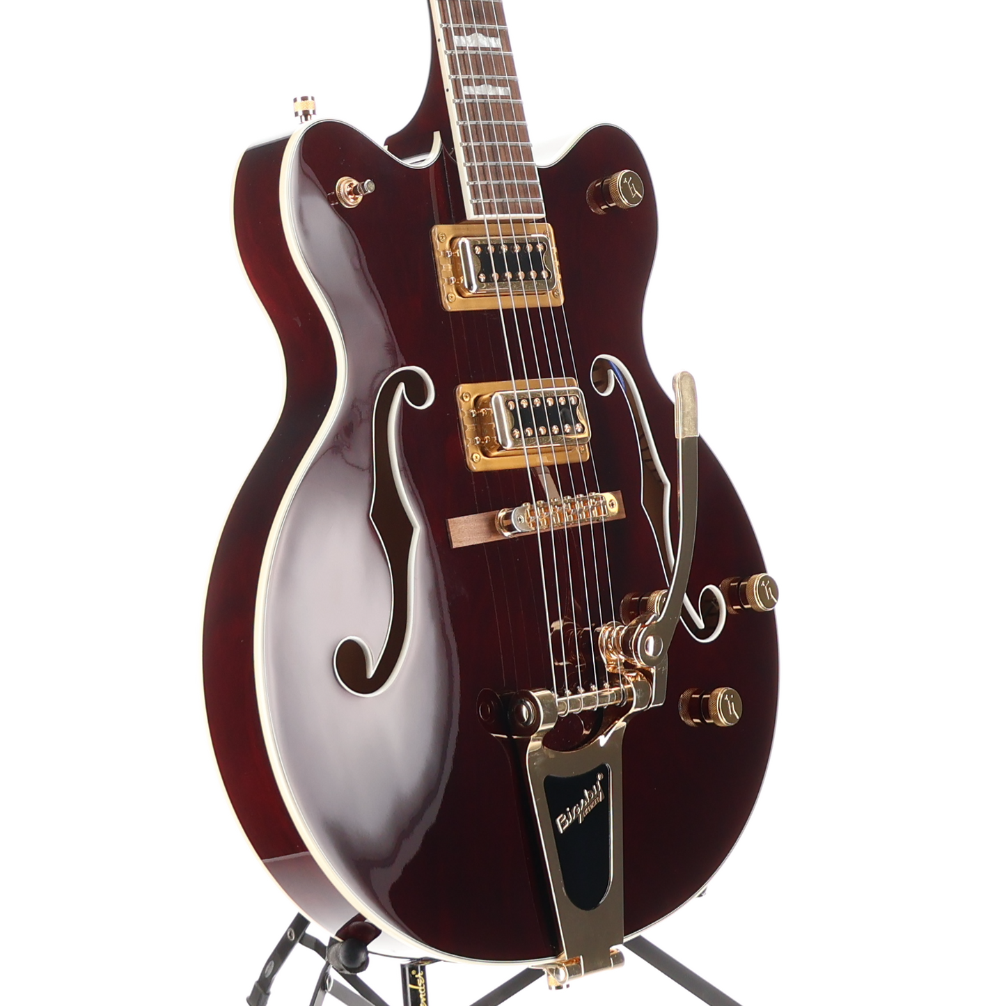 Gretsch G5422TG Electromatic Classic Hollow Body Double-Cut with Bigsby and Gold Hardware, Laurel Fingerboard, Walnut Stain (H6) (80118)