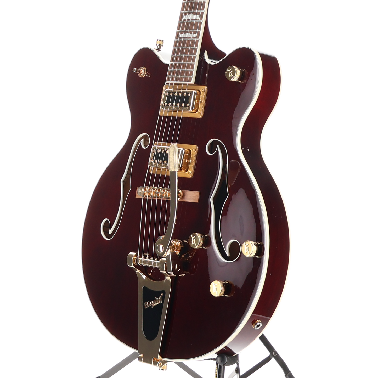 Gretsch G5422TG Electromatic Classic Hollow Body Double-Cut with Bigsby and Gold Hardware, Laurel Fingerboard, Walnut Stain (H6) (80118)