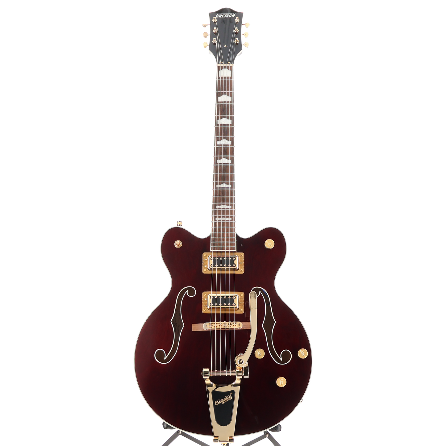 Gretsch G5422TG Electromatic Classic Hollow Body Double-Cut with Bigsby and Gold Hardware, Laurel Fingerboard, Walnut Stain (H6) (80118)