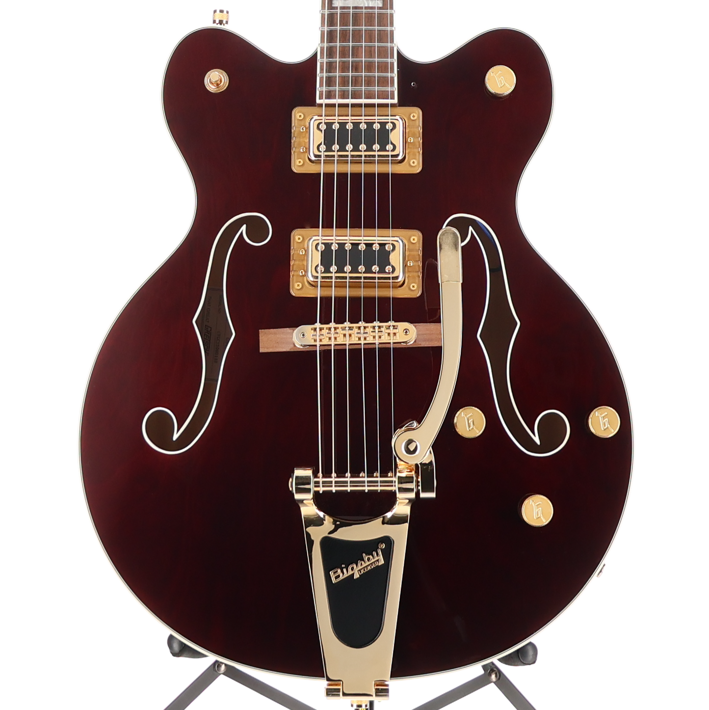 Gretsch G5422TG Electromatic Classic Hollow Body Double-Cut with Bigsby and Gold Hardware, Laurel Fingerboard, Walnut Stain (H6) (80118)