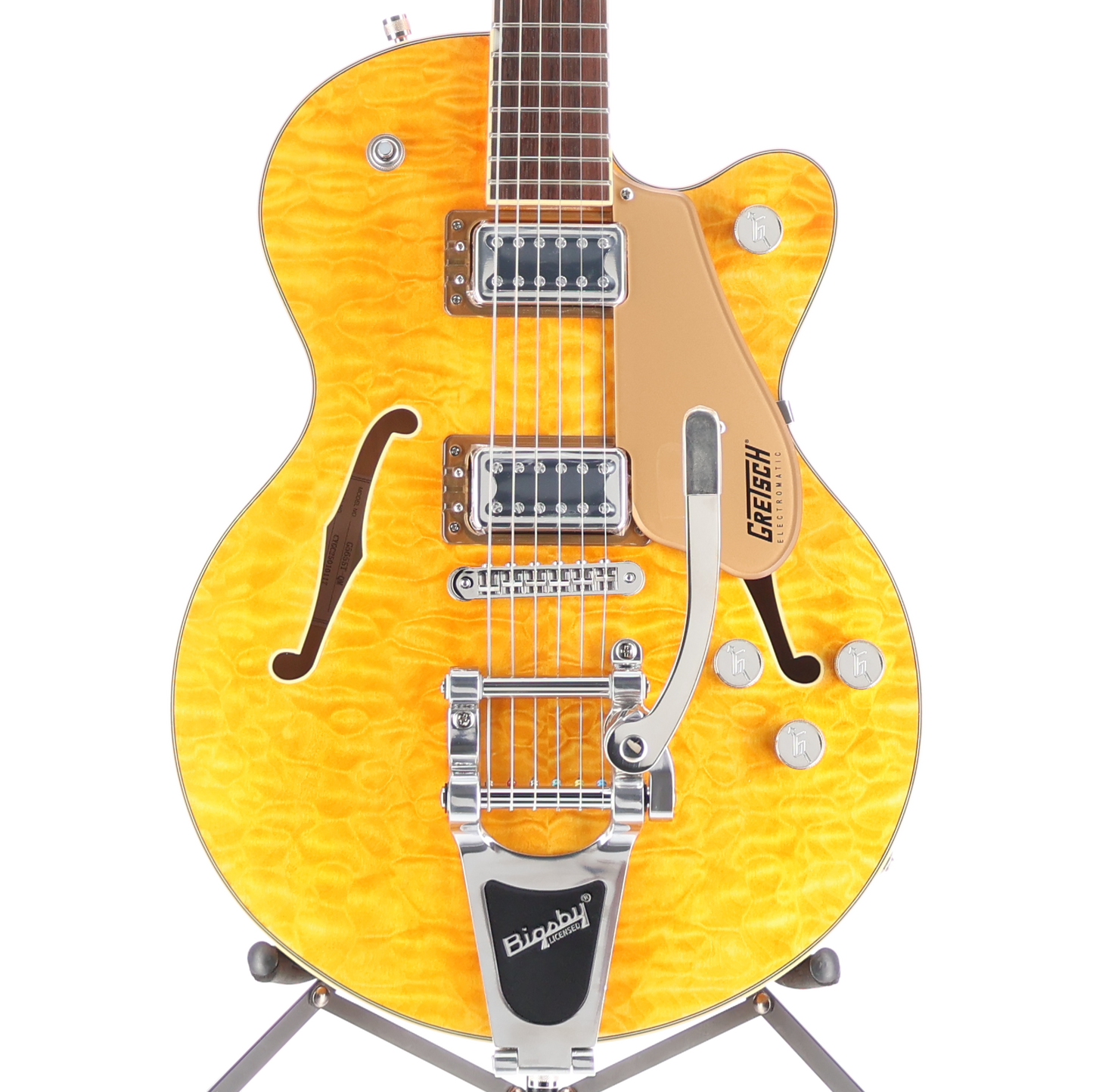 Gretsch G5655T-QM Electromatic Center Block Jr. Single-Cut Quilted Maple with Bigsby, Speyside (RP) (76542)