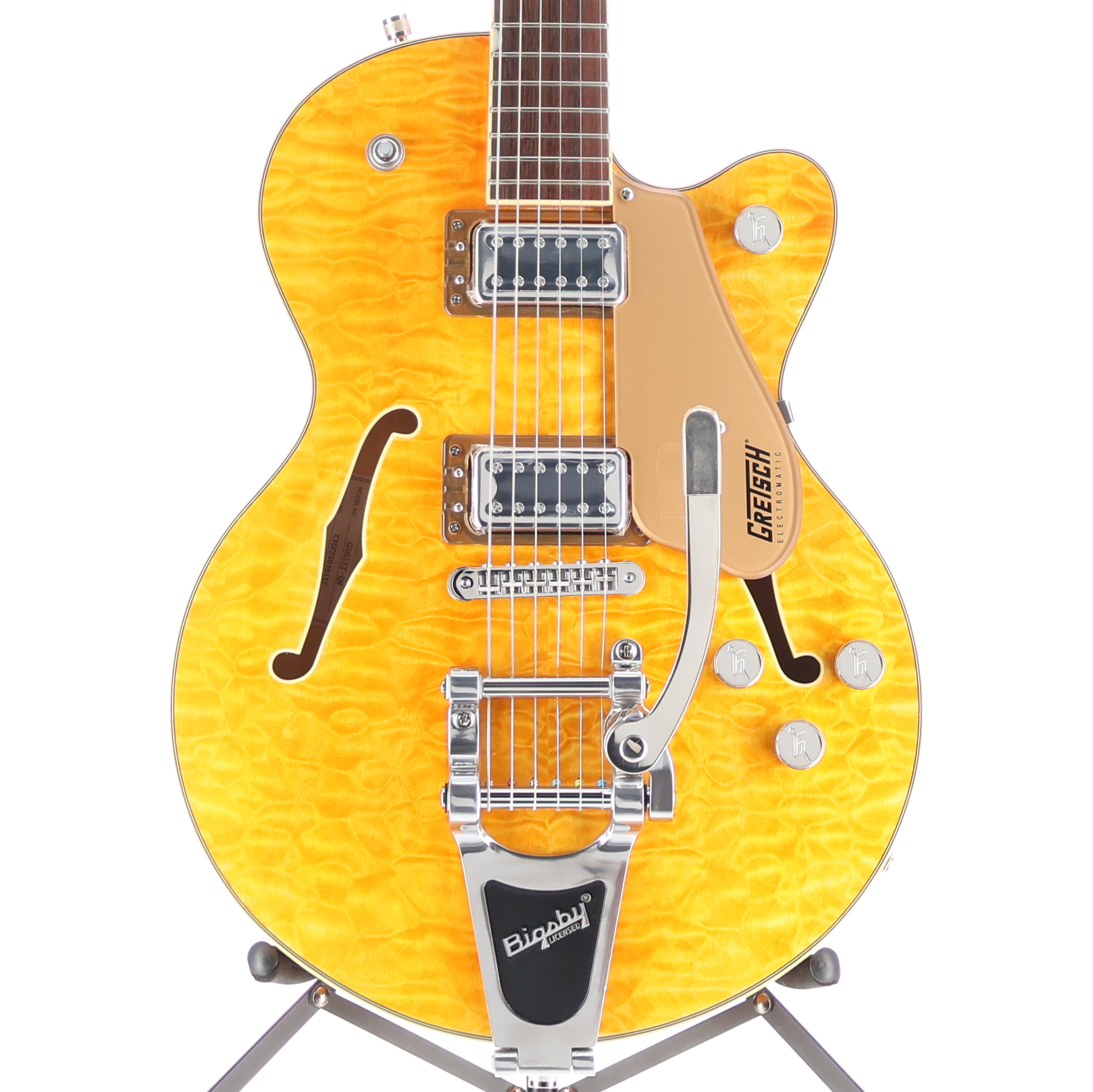 Gretsch G5655T-QM Electromatic Center Block Jr. Single-Cut Quilted Maple with Bigsby, Speyside (RP) (76542)