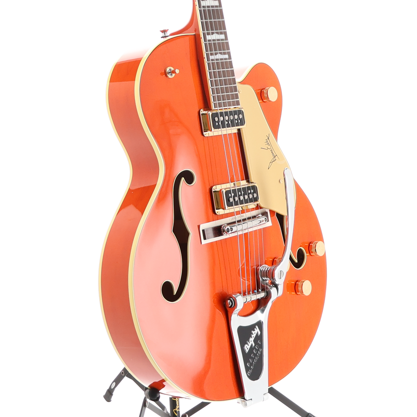 Gretsch G6120DE Duane Eddy Signature Hollow Body with Bigsby, Desert Sunrise, Professional Setup (T11) (41218)