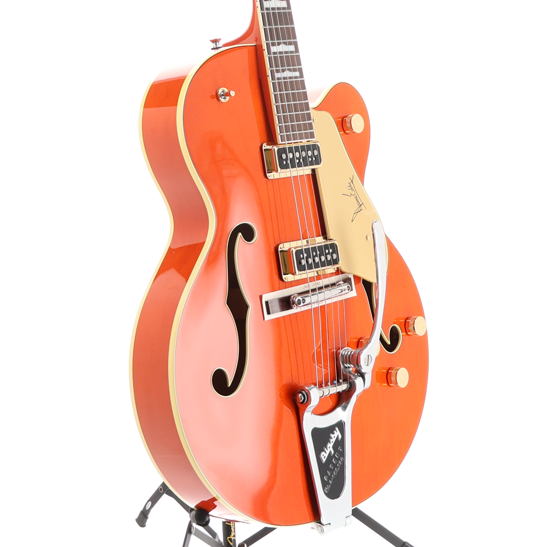 Gretsch G6120DE Duane Eddy Signature Hollow Body with Bigsby, Desert Sunrise, Professional Setup (T11) (41218)