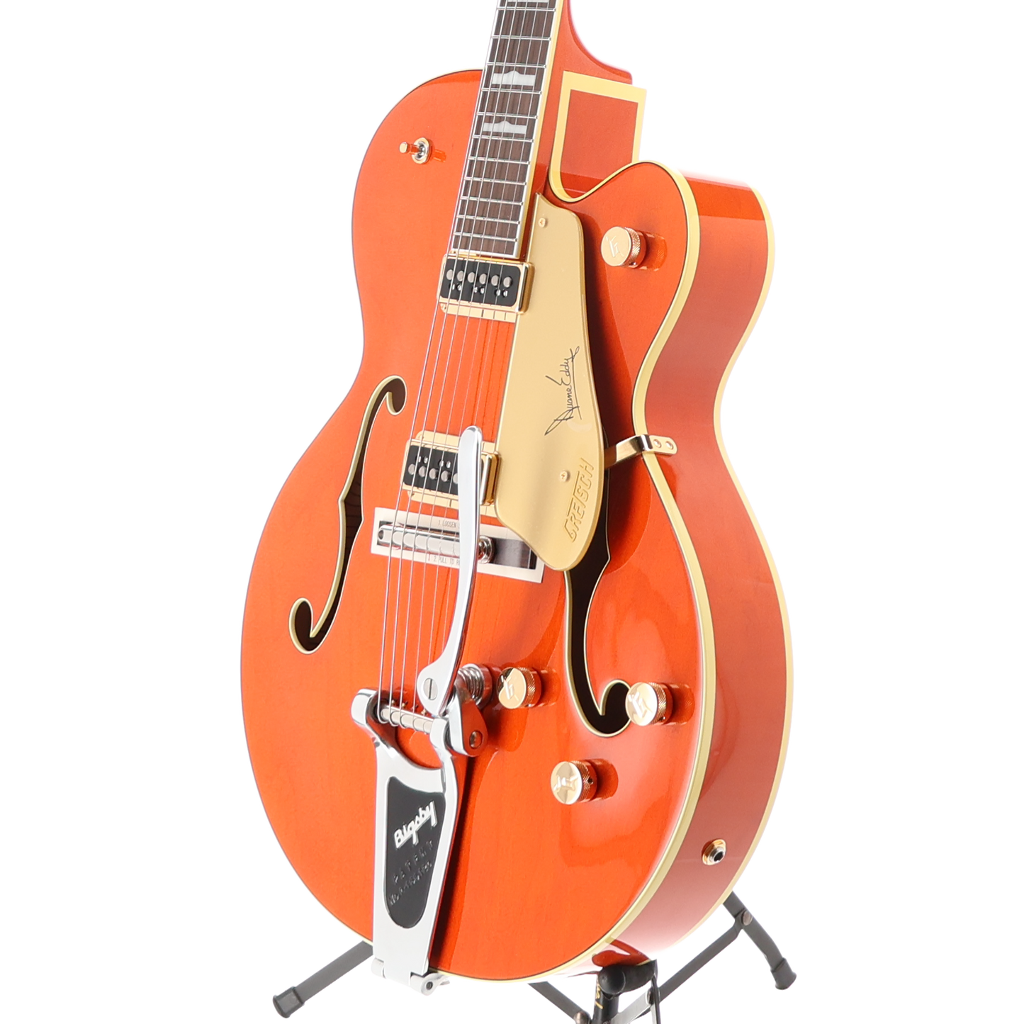 Gretsch G6120DE Duane Eddy Signature Hollow Body with Bigsby, Desert Sunrise, Professional Setup (T11) (41218)