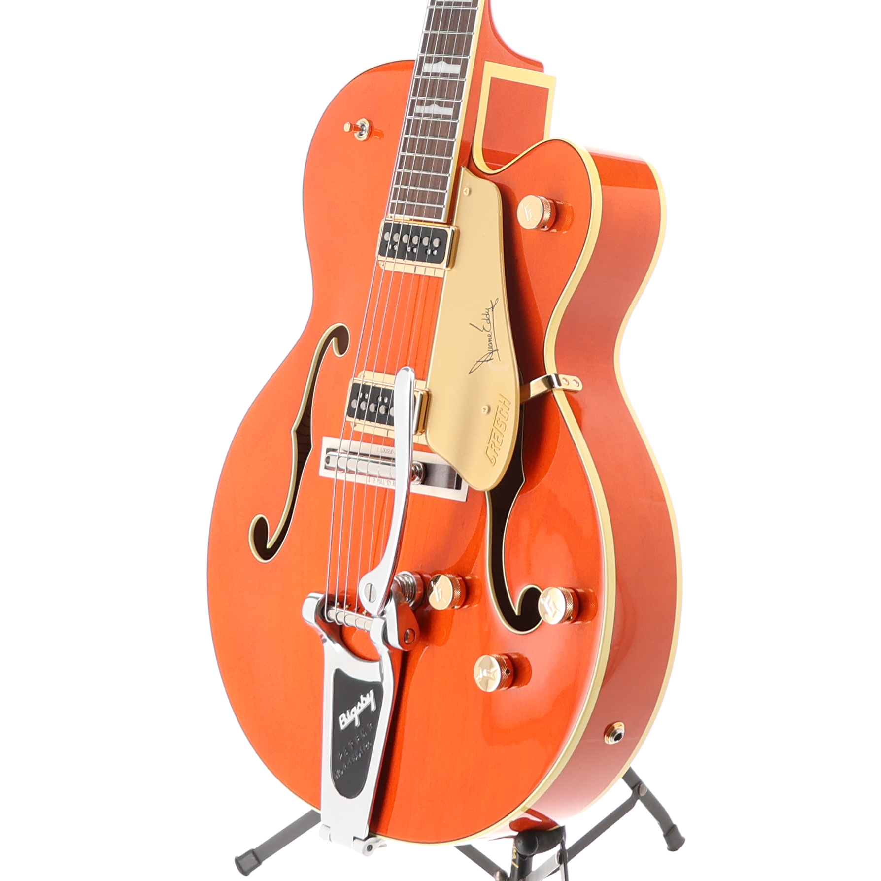 Gretsch G6120DE Duane Eddy Signature Hollow Body with Bigsby, Desert Sunrise, Professional Setup (T11) (41218)