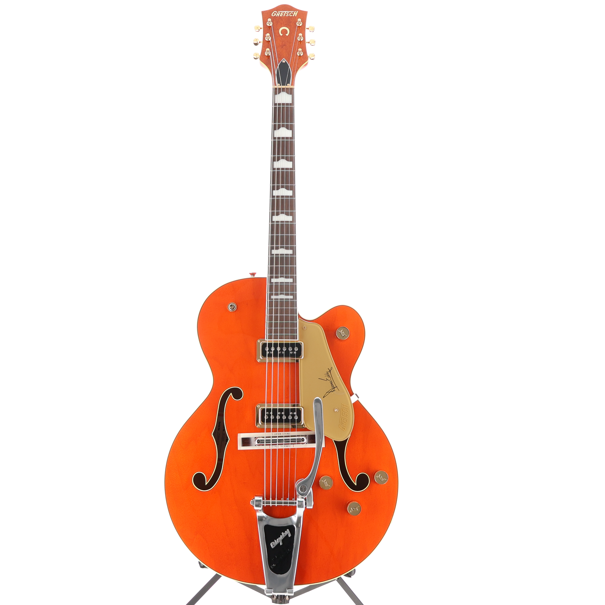 Gretsch G6120DE Duane Eddy Signature Hollow Body with Bigsby, Desert Sunrise, Professional Setup (T11) (41218)